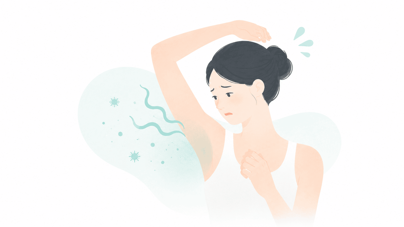 急にニオイが強くなったサインのイラスト